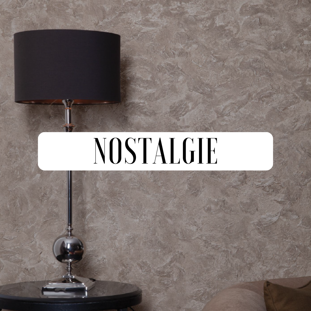 Nostalgie je matná stěrka s přirozeným vzhledem a jemným povrchem pro útulné a elegantní interiéry.